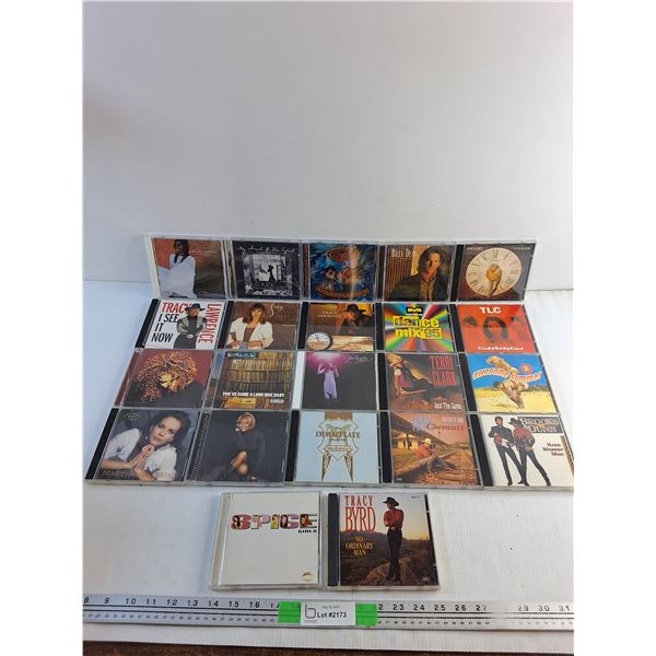 (22) Various Audio CDs - Madonna, Tracy Lawrence and Dance Mix 95