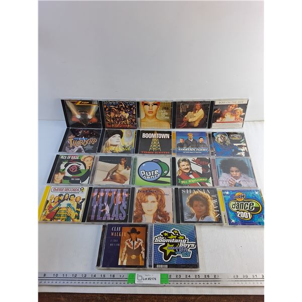 (22) Various Audio CDs - Pure Dance 4, The Boomtang Boys and Much Dance 2001