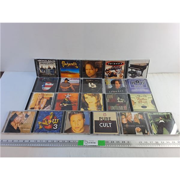 (21) Various Audio CDs - Faith Hill, Friends and Now 3