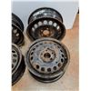 Image 3 : **(4) Steel Rims/Wheels/Steelies - R15, 5x112, Came from a Mercedes Benz W124  - CANNOT SHIP