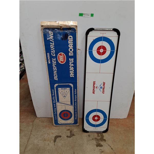 Vintage Munro Bonspiel Curling Shuffle Board 46" x 12", Cannot Ship