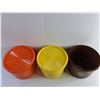 Image 4 : (3) Tupperware Storage Containers with Lids - One Lid is Missing