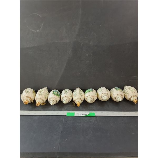 (9) Christmas Tree Ornaments