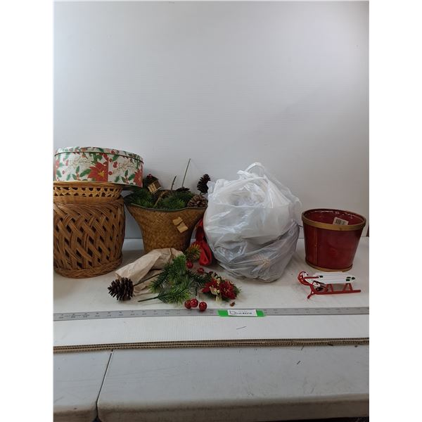 Variety Of Christmas Decorations