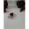 Image 4 : Avon Ruby Red Pressed Glass Cruet Bottle Pitchers - AS IS