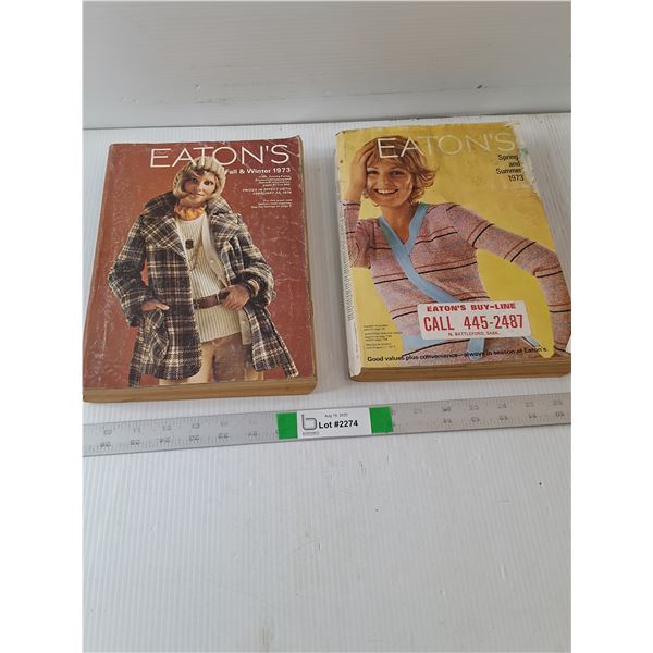 1973 Eaton's All Year Catalogue Shopping Books