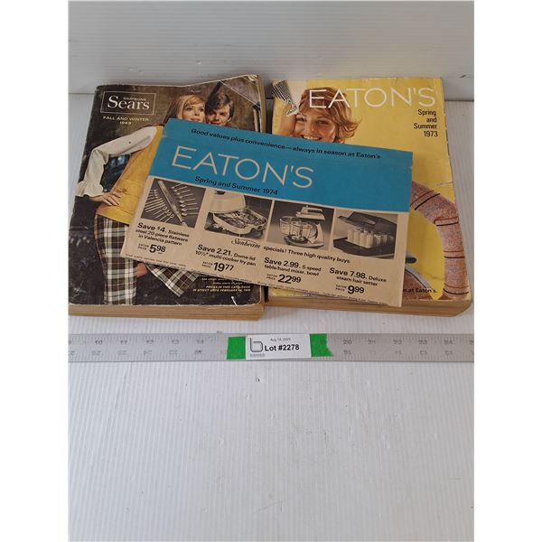 Mixed Years Sears/Eaton's All Year Shopping Catalogue Books/ Magazines