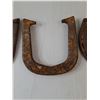 Image 3 : (4) Iron Horse Shoes