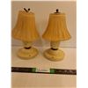 Image 1 : (2) Vintage Ceiling Light Fixtures With Shade