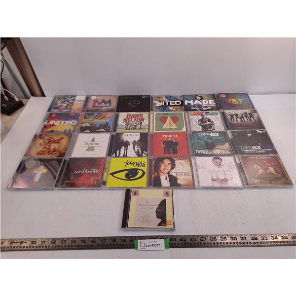 (25) CDs, United, Kutless, Tree 63, Misc