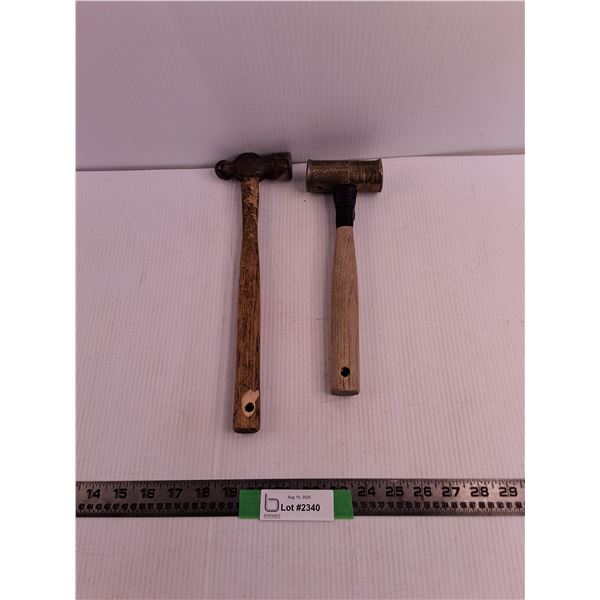 (2) 12" Metal Hammers