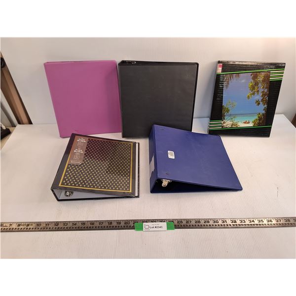 (5) Binders one Brand New