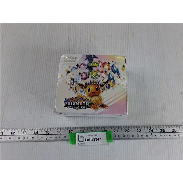 Pokemon Prismatic Evolutions Booster Box NIB CANNOT AUTHENTICATE