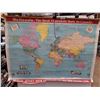 Image 1 : Vintage Neilson's Chocolate 36x56" World Map
