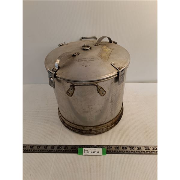 12x12" Kitchen Kraft Waterless Cooker Pot