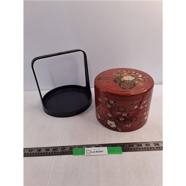 7.5x7.5x6″ Japanese 3 Tier Storage Container