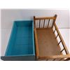 Image 2 : (2) 10x12″ Wooden Baby Doll Cribs, Pickup Preferred