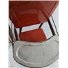 Image 3 : 9x9x26″ Vintage Red Metal Baby Doll Chair  -  PICK UP