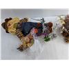 Image 2 : Lot of Fall Decor, 17″ Scarecrow, Pinecones, Misc