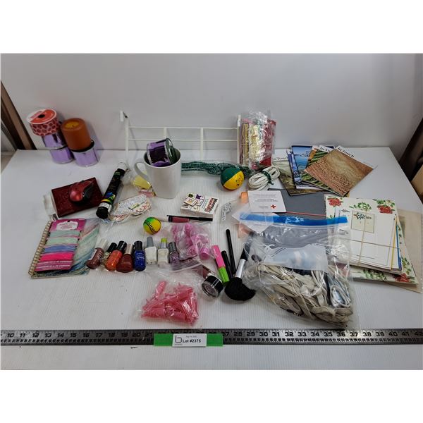 (8) Nail Polishes, Logitech Wireless Mouse, Shoelaces, Misc CANNOT SHIP