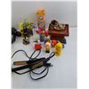 Image 2 : (4) The Peanuts McDonalds Toys, Uniden Phone As-Is, (2) Conair Hair Strightners, Misc CANNOT SHIP