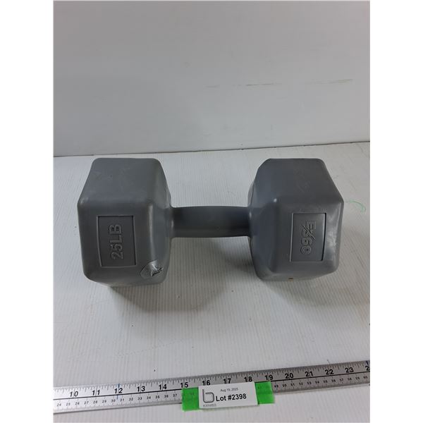 Dumbell 25 LBS - As Is, Cannot Ship