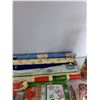 Image 7 : (3) Christmas Bags, Christmas Bows, Assorted Wrapping Paper, Misc