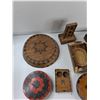 Image 2 : (3) Wooden Trays, Bowl Holder, Wooden Decoration, Misc