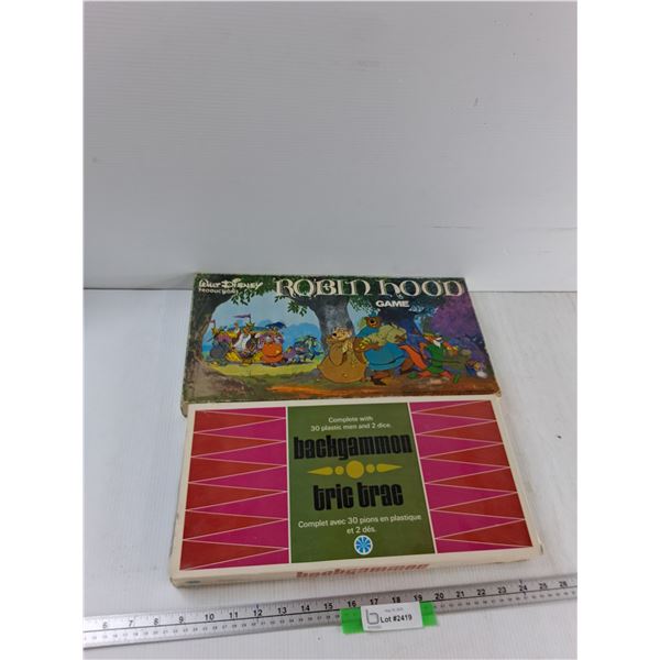 Robin Hood Game, Backgammon