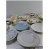 Image 7 : (3) Cups, (2) Bowls, (17) Saucers, Misc - As Is