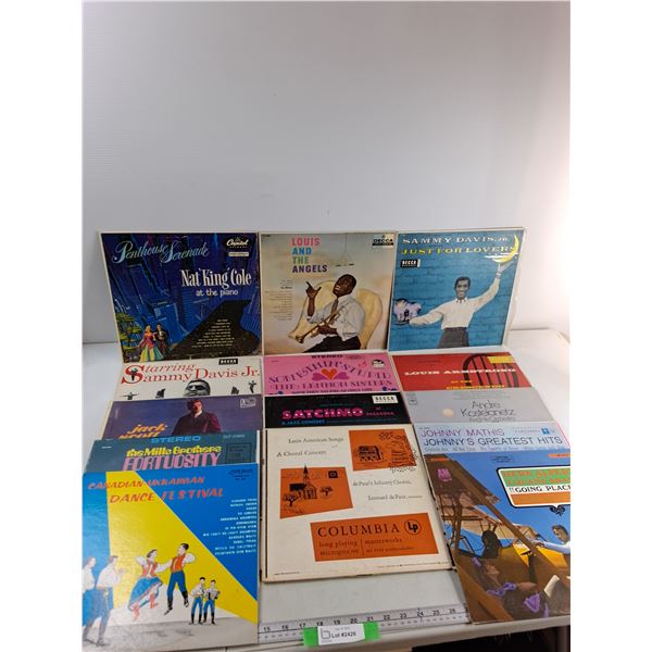 (14) Records - Sammy Davis jr., Jack Scott, Johnny Math, Misc