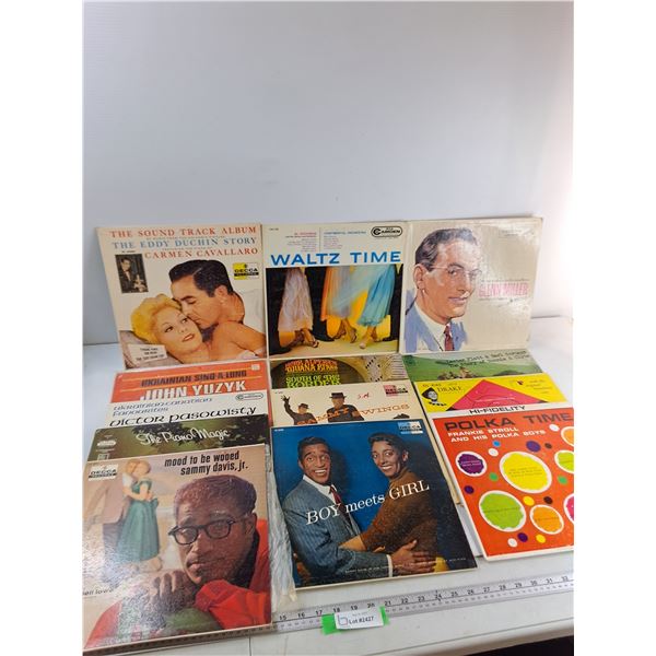 (13) Records - Sammy Davis jr., Glenn Miller, Sammy Swings, Misc