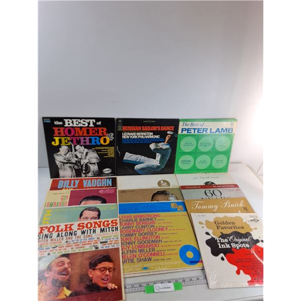 (14) Records - Homer Jethro, Peter Lamb, Billy Vaughn, Misc