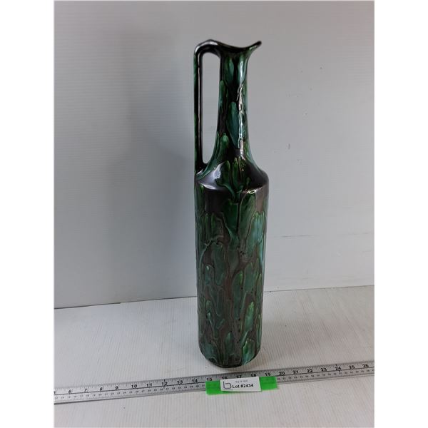 Glass Vase - 21'' Tall As Is