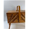 Image 2 : Wooden Accordion Sewing Box