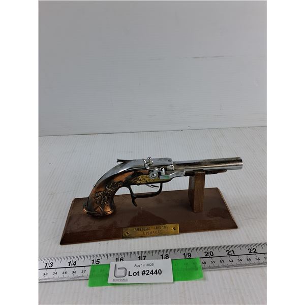 Antique Pistol Lighter - As Is