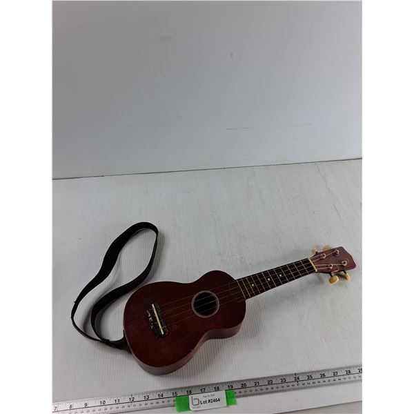 Ukulele With Leather Strap