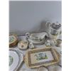 Image 4 : Royal Albert Bone China - (8) Saucers, (6) Teacups, (3) Egg Cups, Creamer, Misc - As Is