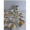 Image 6 : Royal Albert Bone China - (8) Saucers, (6) Teacups, (3) Egg Cups, Creamer, Misc - As Is