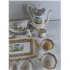 Image 7 : Royal Albert Bone China - (8) Saucers, (6) Teacups, (3) Egg Cups, Creamer, Misc - As Is