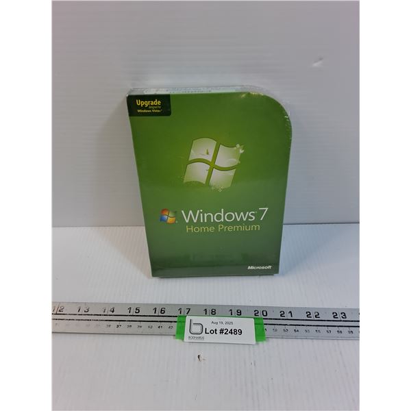 NIB Windows 7 Home Premium Windows Vista Upgrade DVD