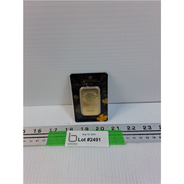 ^ Royal Canadian Mint 1 Oz .9999 Fine Gold CANNOT AUTHENTICATE
