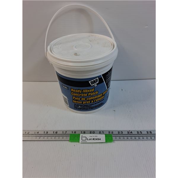 8" x 7.5" NIB 3.8L Dap Ready-Mixed Concrete Patch CANNOT SHIP