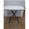Image 1 : Folding Plastic Table - 30" x 28" x 20"  -  PICK UP ONLY