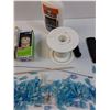 Image 3 : Lot: Elmer's Glue, Various Electrical Ends, Electrical Outlet, Misc