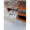 Image 3 : Plastic Hardware Storage Organizer w/Drawers & Contents - 15" x 18" x 6"  -  PICK UP