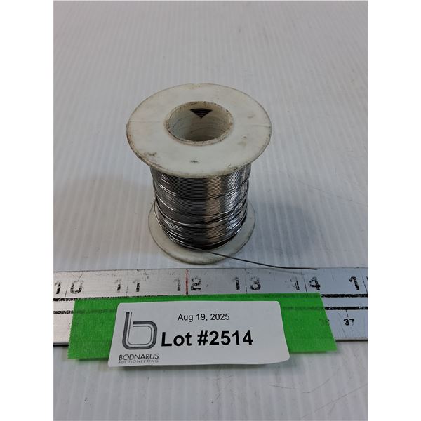 Roll Of Solder - Approx Size 0.025 Diameter