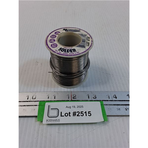 Roll Of Solder - Size 0.040 Diameter