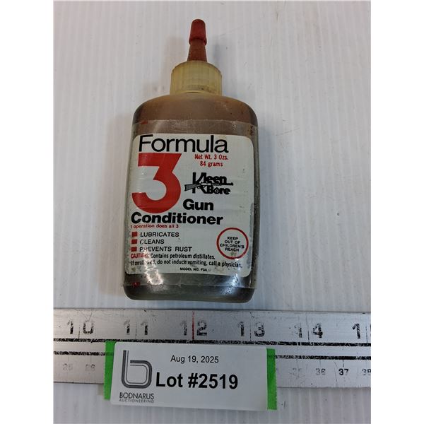 Formula 3 Gun Conditioner Oil