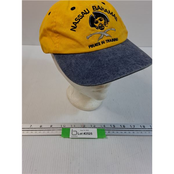 Nassau Bahamas Pirate in Training Baseball Bat - Mannequin Head NOT INCLUDED